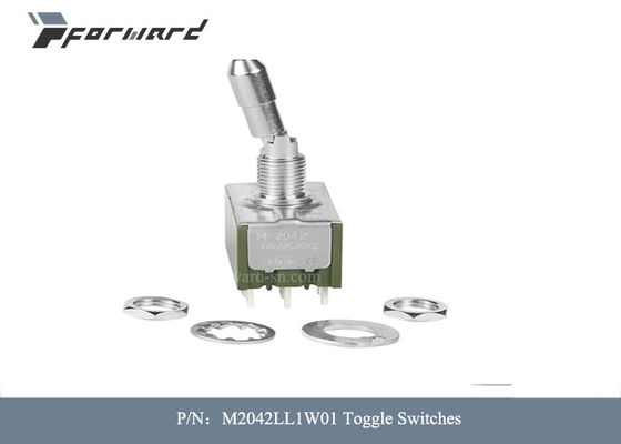 M2042LL1W01 Aviation Parts Toggle Switches Current Rating 4A 6A