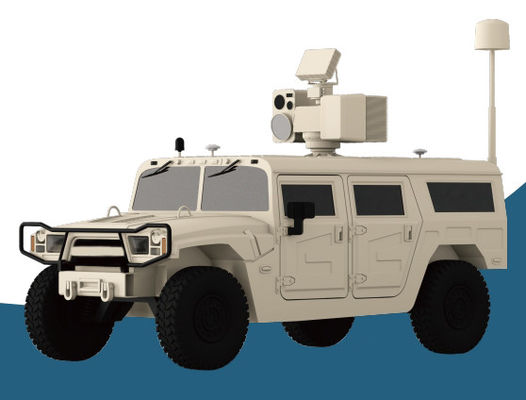 10m Distance Accuracy Low Altitude Defense Vehicle / Anti Drone System Powered By KU Radar Frequency Bands