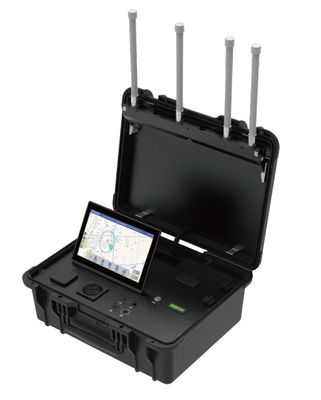 Briefcase-style Drone Locator Key Component of Anti Drone System Countermeasure