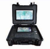 Standard black FW-Y520 Dual Screen Ground Station For Fixed Wing Drones